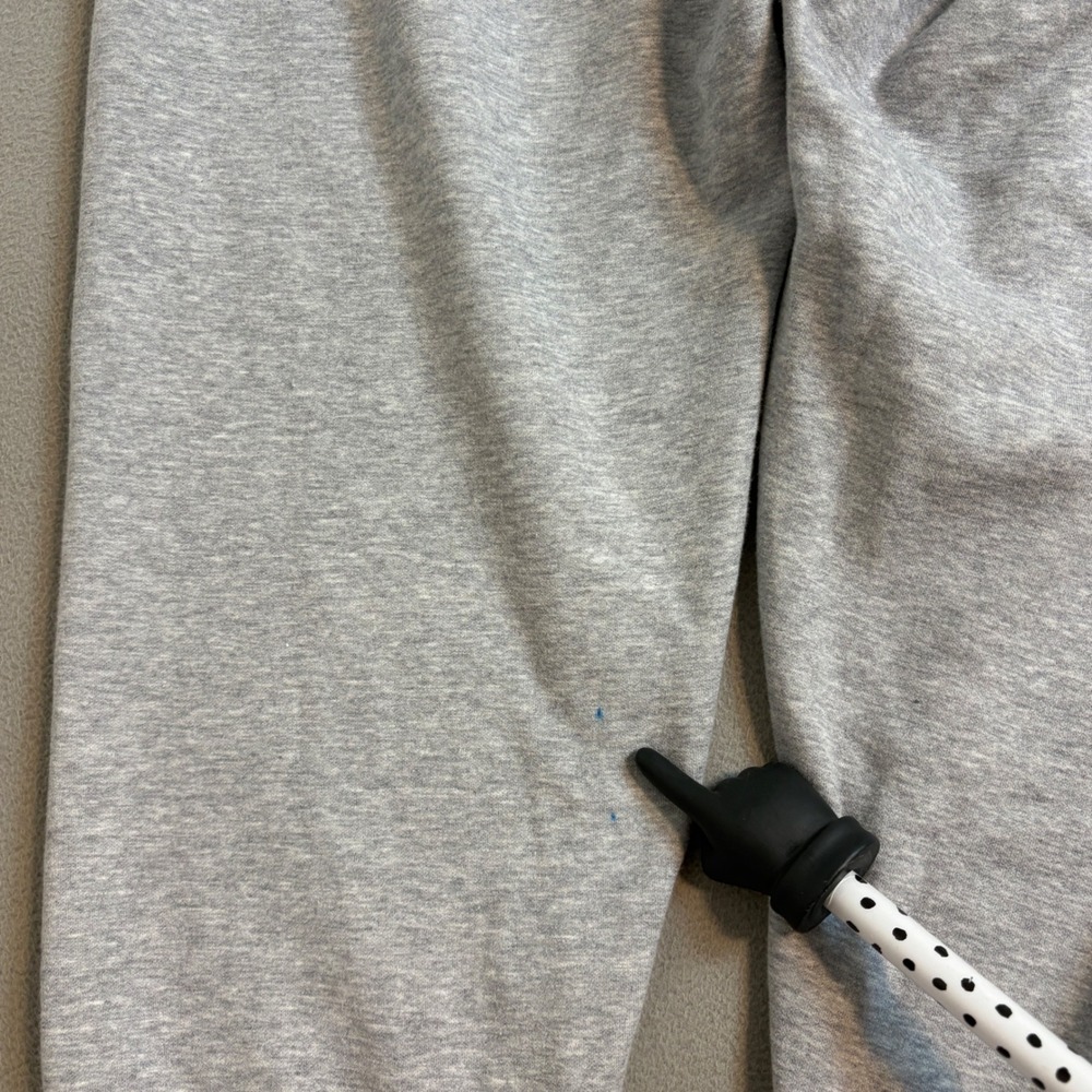 Skims Lounge Pant womens XL Gray Joggers Elastic Waist Pockets Capri - Picture 5 of 8
